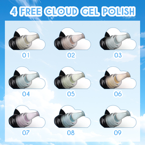 4 vernis à ongles en gel Cloud Gel Polish PANTONE Cloud White <span class=keywords><strong>Nude</strong></span> Pastel Tones, style minimaliste, respectueux de l'environnement, longue tenue, sans produits chimiques nocifs - Product Image 3