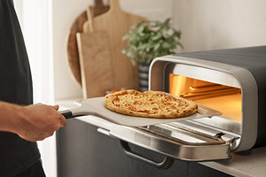 Four à pizza et <span class=keywords><strong>shawarma</strong></span> électrique Volt 2, four à convection de comptoir, pour cuisiner des pizzas de 12 pouces, gris anthracite - Product Image 2