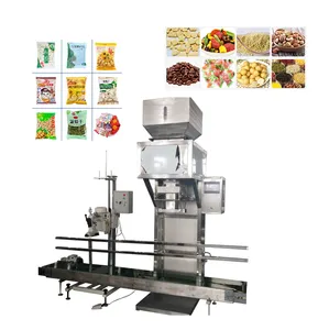 Máquina automática de embalaje de bolsas de arroz, semiautomática, 5kg, 10kg, 50kg, gran oferta