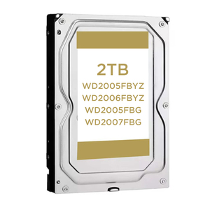 ฮาร์ดดิสก์ภายในแบบ SATA ขนาด 3.5 นิ้ว ความจุ 2TB ความเร็ว 7200RPM แคช 128MB สำหรับองค์กร รุ่น WD2005FBYZ WD2006FBYZ WD2005FBG WD2007FBG - Product Image 1
