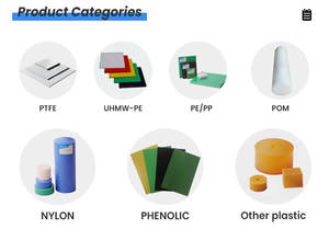 Feuille moulée en PTFE blanc vierge 100% Absorption des chocs et plaques anti-corrosion Feuille de PTFE - Product Image 2