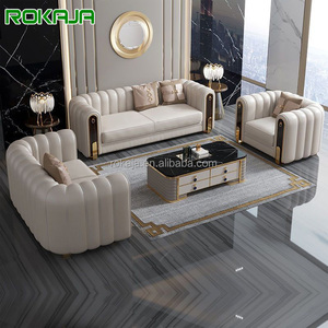 High-End Living Room <strong>Sofa</strong> Set Luxury Furniture Wooden <strong>Armrest</strong> Leather <strong>Sofa</strong> Modern 1+2+3 Seater Hotel Villa Sectional <strong>Sofa</strong>