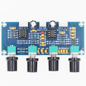 XH-A901 บอร์ดเครื่องขยายเสียงดิจิตอล-บอร์ดโทน DC พร้อมปรับเสียงแหลมและเสียงเบส บอร์ดปรีแอมป์รุ่น 1/2/3 ใช้งานร่วมกันได้ - Product Image 3