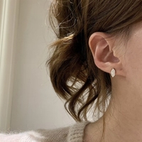 Collier Bowei avec boucles d'oreilles en forme d'œil allemand, élégantes et minimalistes, pour femmes