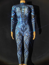 ชุดจั๊มสูทแบบโปร่งใส<span class=keywords><strong>แขน</strong></span>ยาวสะท้อนแสง, ชุดนักเต้น<span class=keywords><strong>แขน</strong></span>ยาว - Product Image 5