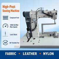 8360-B Machines à coudre industrielles personnalisées à colonne rotative à 360 degrés, alimentation composée, entraînement direct, point de recul automatique