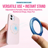 Support de téléphone portable flexible en alliage d'aluminium avec fixation magnétique pour bureau