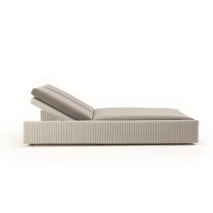 Canapé-lit d'extérieur en aluminium avec rotin Meuble de patio de plage pour hôtel villa pour bronzer sur <span class=keywords><strong>transat</strong></span> Pont pour <span class=keywords><strong>transat</strong></span> Lit - Product Image 5