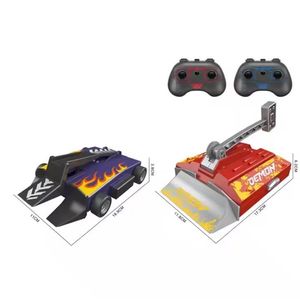 Nouveau design 2.4G STEM 4WD 8 canaux lumière cascadeur en plastique Rc BattleBots télécommande combat combat Robot jouet avec arme - Product Image 4