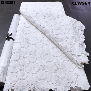 High Quality 3D Embroidery Hollow Fabric Lace <strong>Skirt</strong> Luxury Traditional Sexy Wedding Dress French Water Soluble 5 Yards Fancy - Product Image 4