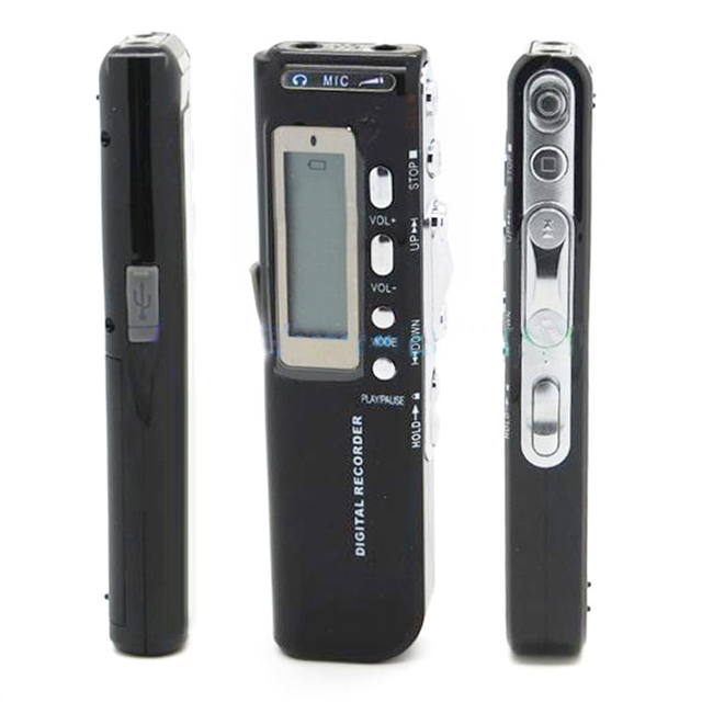 4GB/8GB/16GB Multifunction USB Voice Recorder MP3 USB Digital Audio Sound Recorder with LCD Screen