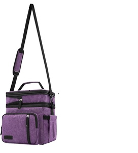 Free Sample Customized Durable <b>Lunch</b> Cooler <b>Bag</b> Cotton Canvas Eco-friendly OEM Portable Shopping <b>Bag</b> Food <b>Thermal</b> - Product Image 2