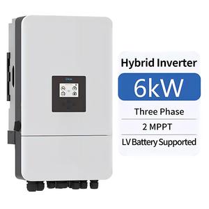 Deye Hybrid On-off <strong>Grid</strong> <strong>2</strong> MPPT 6KW IP65 Low Voltage Three Phase PV Solar Inverter for Small System - Product Image 4