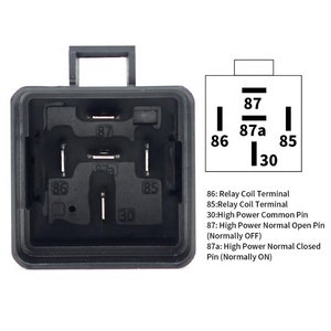 Relé Automotriz Resistente al Agua de 12V 40A, 14AWG SPDT de 5 Pines, Alto Rendimiento para Aplicaciones Automotrices - Product Image 5