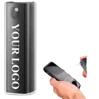Nouveautés tendance 2025 - Vaporisateur nettoyant pour écran LCD en microfibre portable avec logo personnalisé, gadget tendance pour nettoyer les écrans d'ordinateur