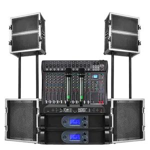 Depusheng LS8 Professional Dual 8 Zoll Leistung 750W 750W Soundsystem Sound Equipment Verstärker Lautsprecher