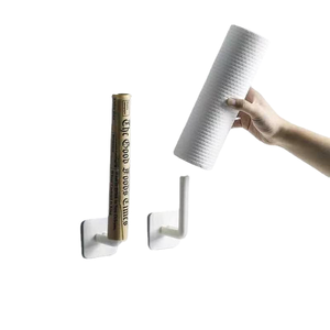 Reusable Non-trace <b>Hook</b> Glue Wall Coat <b>Hook</b> <b>Adhesive</b> Plastic <b>Hook</b> Hanger - Product Image 2