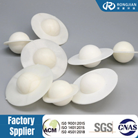 Couverture flottante modulaire auto-organisante avec billes en PP emboîtables pour la protection des chaudières et des réservoirs d'eau déminéralisée
