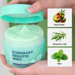 Suero de Argán sin Sulfatos con Menta y Romero para Salón de Belleza, Acondicionador Capilar, Tratamiento Hidratante, Mascarilla Reparadora para Cabello Dañado - Product Image 1
