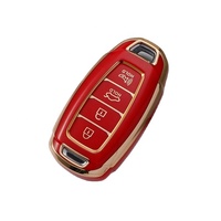 Housse de protection souple en TPU pour porte-clés, compatible avec Hyundai Palisade Elantra Kona Azera Santa Santa Fe, accessoires pour clés de voiture