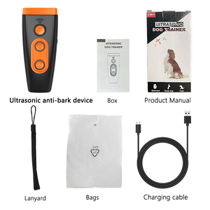 कारखाने की कीमत 3 1 अल्ट्रासोनिक छाल स्टॉपर एंटी-बार्किंग रिचार्जेबल डॉग पिलर पोर्टेबल डॉग ट्रेनर एंटी-बार्क ट्रेनर - Product Image 6