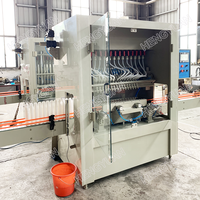 Machine de remplissage automatique pneumatique anti-corrosion à gravité pour liquides chimiques, à engrenages/moteur, haute capacité, pour eau de Javel