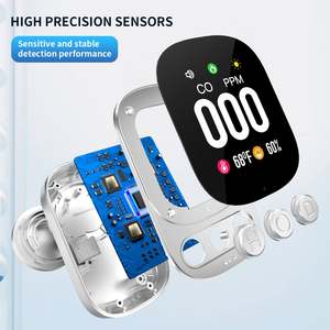 Moniteur de CO à usage domestique avec triple fonction : détection de CO, mesure climatique, haut-parleur - Product Image 4