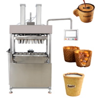 Machine à fabriquer les tasses comestibles à café les plus en vogue Mini machine à fabriquer les tasses à café comestibles Machine à fabriquer les tasses à café et à biscuits
