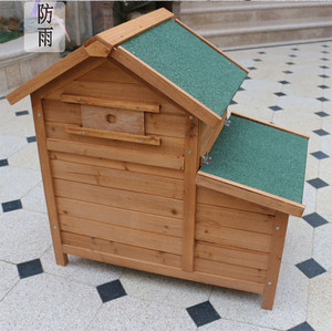 Simples-Clean Waterproof Wooden Chicken Coop Multi-Use Poultry & Rabbit Breeding Cage com <span class=keywords><strong>Yard</strong></span> & Nesting Box - Product Image 4