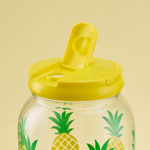 Bán Buôn 2500Ml Pet Tái Sử Dụng Nhựa Nước Giải Khát Jug Chai Với <span class=keywords><strong>Flip</strong></span> Top Cap Cho Tự Chế Nước Ép Trái Cây Lạnh Đồ Uống Refillable - Product Image 3