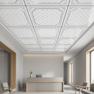 Panel de Techo de PVC Cuadrado de 600 x 600 mm, Impermeable, Decorativo, para Proyectos de Interior - Product Image 2
