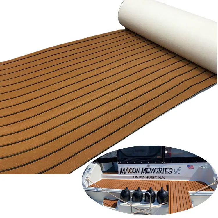 Tapete de barco para decoração, tapete de espuma eva resistente uv para decoração de piso em barco