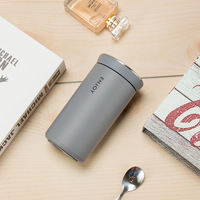 Thermos compact en métal de haute qualité, design mignon, pour étudiantes, employées de bureau, portable, compatible lave-vaisselle et micro-ondes, utilisable en voiture