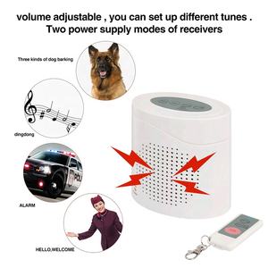 جرس باب لاسلكي مع إنذار أمان ورادار استشعار للترحيب - Product Image 6