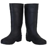 Black Rain Boots for Men, High Quality, Safety, PVC