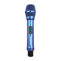 Système de microphone sans fil UHF haut de gamme HK10, professionnel, 100 canaux, alimenté par piles AA, pour karaoké, club, église, fête