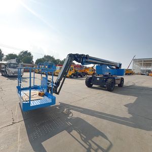 Factory Hot Selling 28m selbst fahrender elektrischer Ausleger Hub Hubarbe its bühne Teleskop ausleger Manlift Truck - Product Image 3