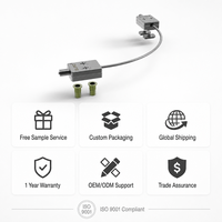 Dispositivo de Seguridad Anticaídas de Acero Inoxidable Duradero para Ventanas Corredizas, Kit de Repuestos de Hardware para Prevención de Caídas, Fácil de Instalar