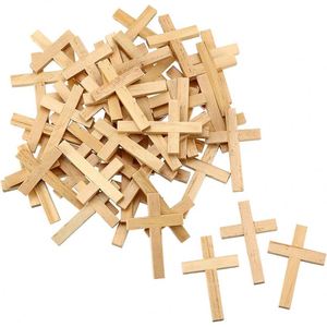 Manufacture Wood Clinging Fine Prayer Wooden First <b>Communion</b> Gift for Boys and Girls Single Cross Sign 50-Pieces - Product Image 4
