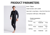Ensemble Rash Guard à manches longues pour hommes Sports Gym Fitness Surf Set Swim Trunks Surfing Shirts Swimsuit Long Swimwear