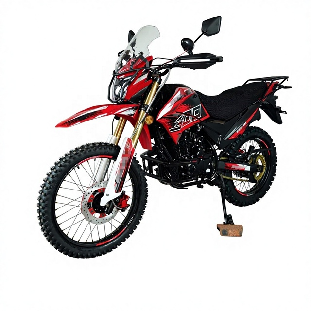 Powerful 250cc Air Cooled Off Road Motorcycle for Sand Riding with High Torque Gearbox and Heavy Duty Suspension