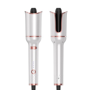Máquina rizadora automática eléctrica giratoria para rizos grandes, rizador de pelo de celebridad de internet, rizador de belleza sin esfuerzo con iones negativos - Product Image 1