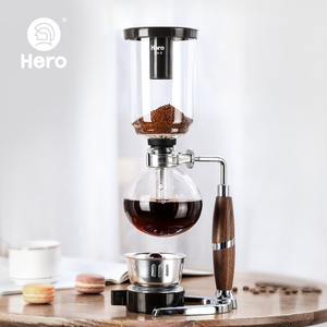 Zerohero หม้อกาลักน้ำแก้วดี<span class=keywords><strong>ไซ</strong></span>น์ทันสมัยเครื่อง<span class=keywords><strong>ชง</strong></span><span class=keywords><strong>กาแฟ</strong></span>และชาสำหรับใช้ในครัวเรือนเพื่อประสบการณ์การชงระดับพรีเมียม - Product Image 2