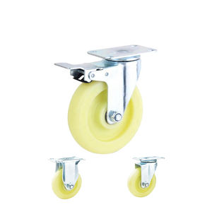 Hochwertiges Lenkrad 2,5/3/4/5 Zoll Heavy Duty Yellow PP Kunststoff rad Roller blade Caster - Product Image 1