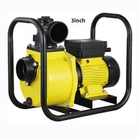 Pompe centrifuge haute pression agricole avec tête en aluminium aéronautique, boîtier de câblage, grille de ventilation, moteur en cuivre et alimentation solaire