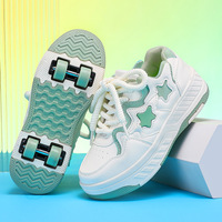 Patins à roulettes ZHOYA, fabricant direct, roues en PU à quatre roues, chaussures transformables, nouveau modèle, chaussures à roulettes pour étudiants, garçons