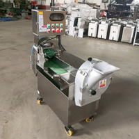 Industriële Groentesnijder Droog Fruit Kokosnoot Papaja Ananas Chili Peper Komkommer Snijmachine Te Koop
