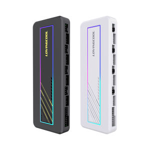 LOVINGCOOL Nouveau Kit de Contrôle de Ventilateurs pour Boîtier PC, Double 10 Ventilateurs avec Interface USB 2.0, Extension de Connexion <span class=keywords><strong>Multimédia</strong></span> pour Radiateur - Product Image 3