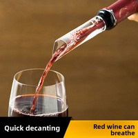Décanteur aérateur rapide pour vin, verseur en acrylique de haute qualité, distributeur de vin à insérer directement dans la bouteille, design minimaliste, ustensiles à vin