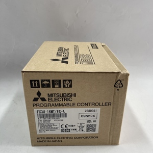 คอนโทรลเลอร์แบบตั้งโปรแกรมได้ของมิตซูบิชิ FX3U-16MT/ES-A ของแท้ใหม่ 100% - Product Image 1
